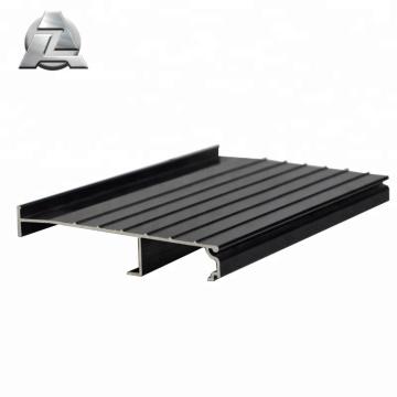 high hardness black aluminum door threshold profile